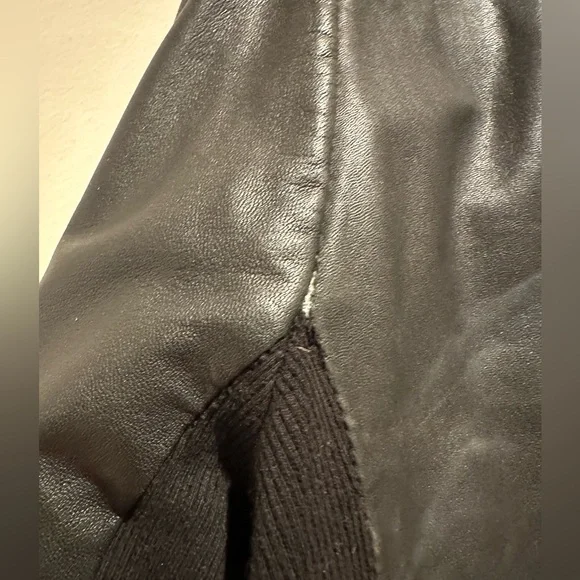 Mackage black leather jacket size XS - Picture 5 of 6